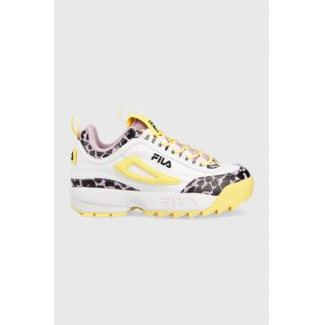 Fila sneakers pentru copii FFK0115 DISRUPTOR F culoarea alb