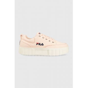 Fila tenisi Sandblast femei, culoarea portocaliu