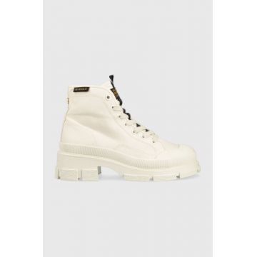 G-Star Raw tenisi Aefon Ii Mid femei, culoarea bej