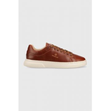 Gant sneakers din piele Joree culoarea maro