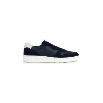 Geox sneakers din piele U MAGNETE culoarea albastru marin