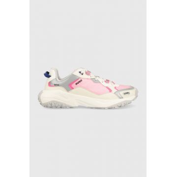 HUGO sneakers GO1ST culoarea roz