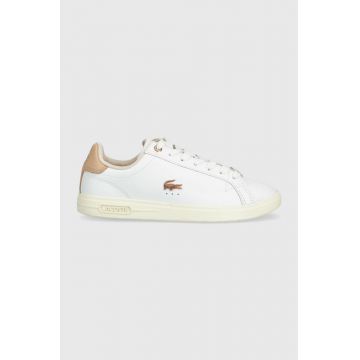 Lacoste sneakers din piele GRADUATE PRO culoarea alb, 44SFA0062