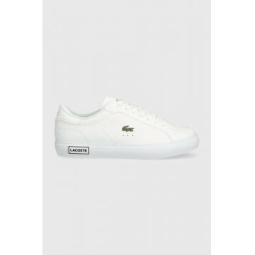 Lacoste sneakers POWERCOURT culoarea alb, 44SFA0077