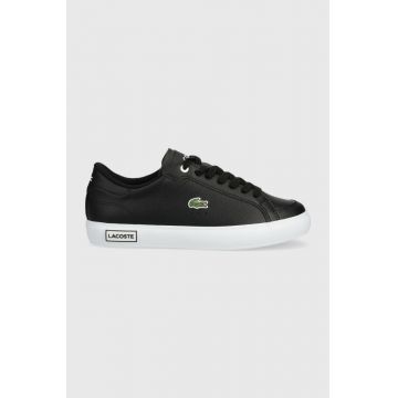 Lacoste sneakers POWERCOURT culoarea negru, 44SFA0077