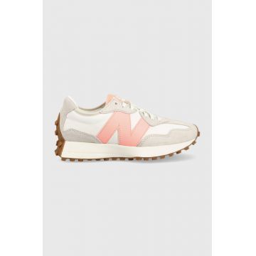 New Balance sneakers din piele WS327AM culoarea alb WS327AM-7AM