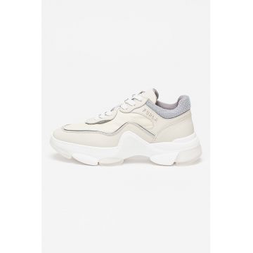 Pantofi sport de piele cu detalii logo Wonderfurla