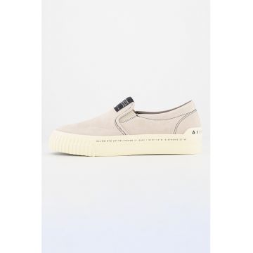 Pantofi sport slip-on de piele intoarsa