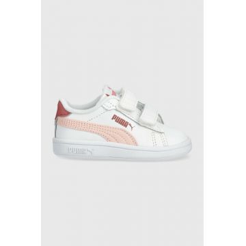 Puma sneakers pentru copii Puma Smash 3.0 L V Inf culoarea alb