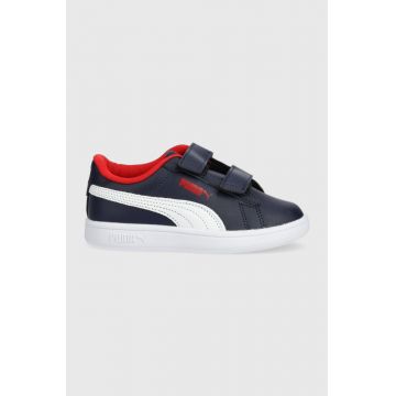 Puma sneakers pentru copii Puma Smash 3.0 L V PS culoarea albastru marin