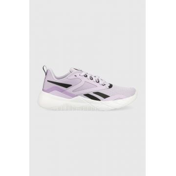 Reebok pantofi de antrenament NFX Trainers culoarea violet