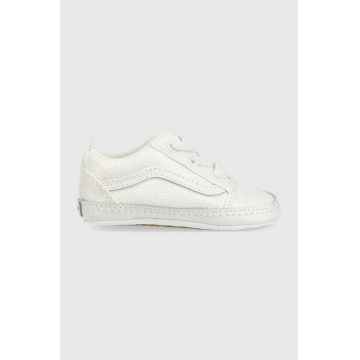 Vans pantofi pentru bebelusi IN Old Skool Crib GLTR WHITE culoarea alb