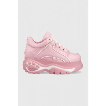 Buffalo sneakers din piele 1339-14 2.0 culoarea roz, 1533297