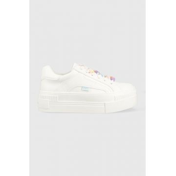 Buffalo sneakers Paired Candy culoarea alb, 1630900