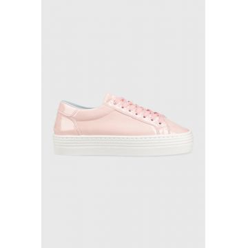 Chiara Ferragni sneakers Tennis Low culoarea roz, CF TENNIS LOW