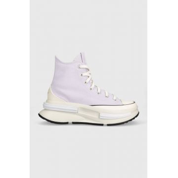 Converse tenisi Run Star Legacy CX HI femei, culoarea violet, A03064C