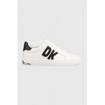 Dkny sneakers din piele ABENI culoarea alb K1497456