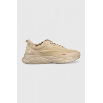 HUGO sneakers Leon culoarea bej, 50492864
