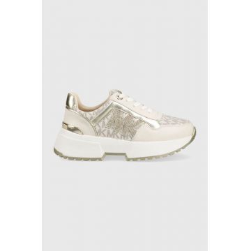 Michael Kors sneakers pentru copii culoarea bej