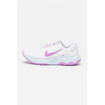 Pantofi cu imprimeu logo - pentru alergare Renew Ride 3 - Alb/Roz deschis