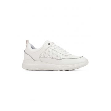 Pantofi sport de piele ecologica cu perforatii