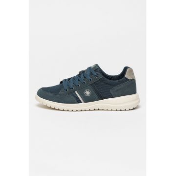Pantofi sport de plasa cu garnituri de piele intoarsa Lee