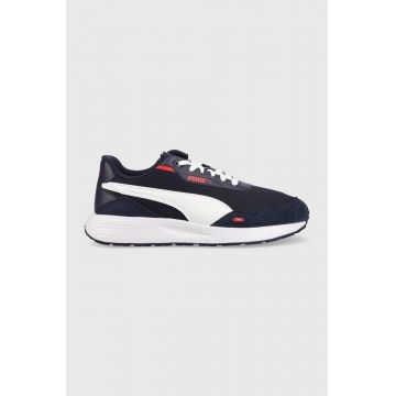 Puma sneakers Runtamed culoarea bleumarin 389236