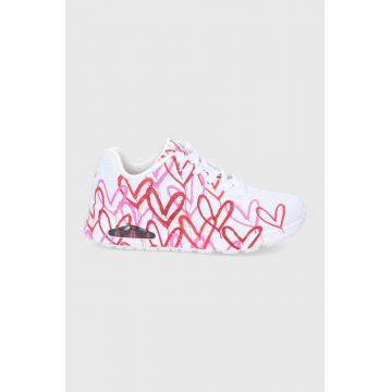 Skechers pantofi culoarea alb