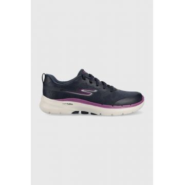 Skechers pantofi de alergat GOwalk 6 culoarea albastru marin