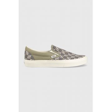 Vans tenisi Classic Slip-On barbati, culoarea maro, VN0A7Q5DOLV1