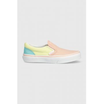 Vans tenisi copii UY Classic Slip On CTHR CHBD TRDWN