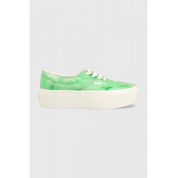 Vans tenisi Era femei, culoarea verde, VN0A5JLZGRN1