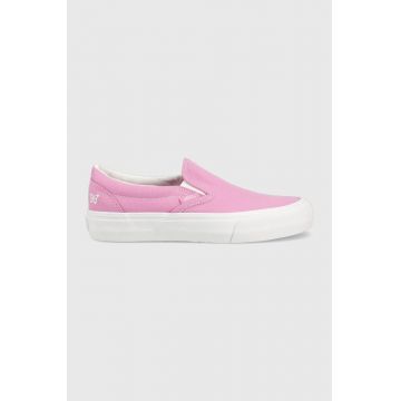 Vans tenisi Slip-On VR3 femei, culoarea violet, VN0007NCBLH1