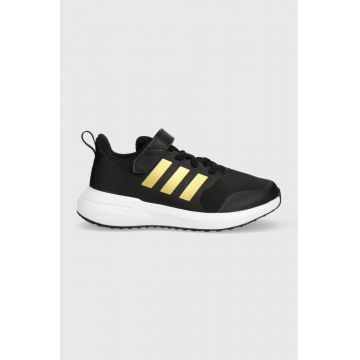 adidas sneakers pentru copii FortaRun 2.0 EL K culoarea negru