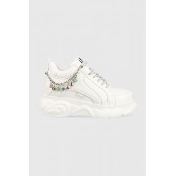 Buffalo sneakers Cld Corin Charms culoarea alb, 1630881