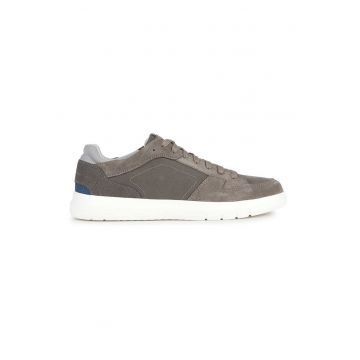 Pantofi sport cu insertii de piele intoarsa