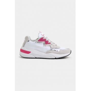 Pantofi sport cu insertii de piele intoarsa