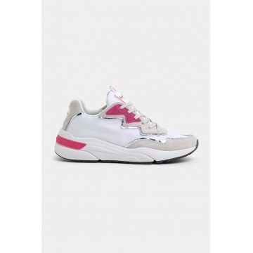 Pantofi sport cu insertii de piele intoarsa