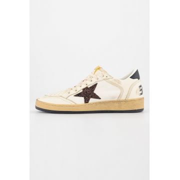 Pantofi sport de piele cu detalii cu stele