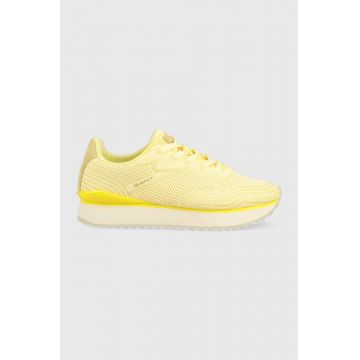Gant sneakers Bevinda culoarea galben, 26538870.G328