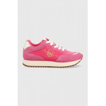 Gant sneakers Bevinda culoarea roz, 26537886.G548