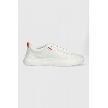 HUGO sneakers din piele Blake culoarea alb, 50493130
