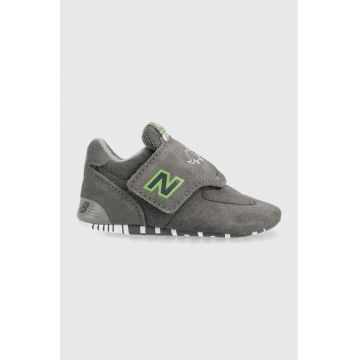 New Balance adidași pentru bebeluși 574 culoarea gri