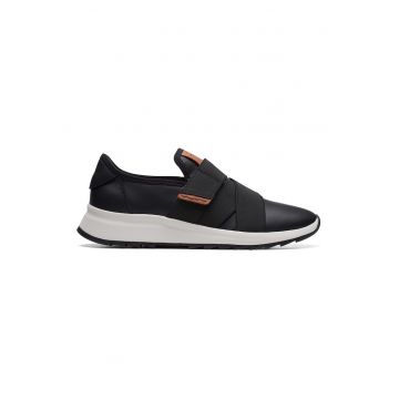 Pantofi sport slip-on de piele cu benzi elastice incrucisate Dashlight Strap