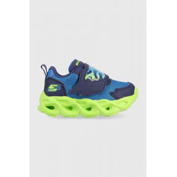 Skechers sneakers pentru copii culoarea albastru marin