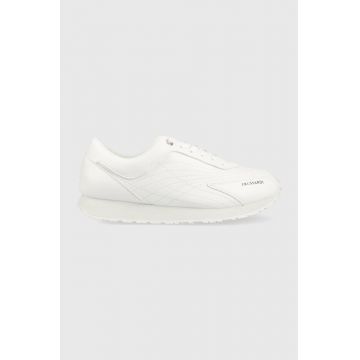 Trussardi sneakers Football culoarea alb, 79A00855 9Y099998