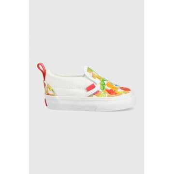 Vans tenisi copii TD Slip-On V HARB CHBD culoarea alb