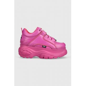 Buffalo sneakers din piele 1339-14 2.0 culoarea roz, 1533298