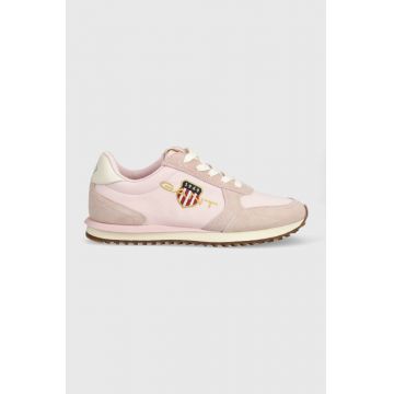 Gant sneakers Beya culoarea roz, 26537871.G56