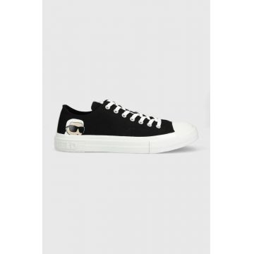 Karl Lagerfeld tenisi KAMPUS III barbati, culoarea negru, KL50316